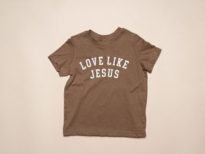 Brown Love Like Jesus Christian Toddler T-Shirt