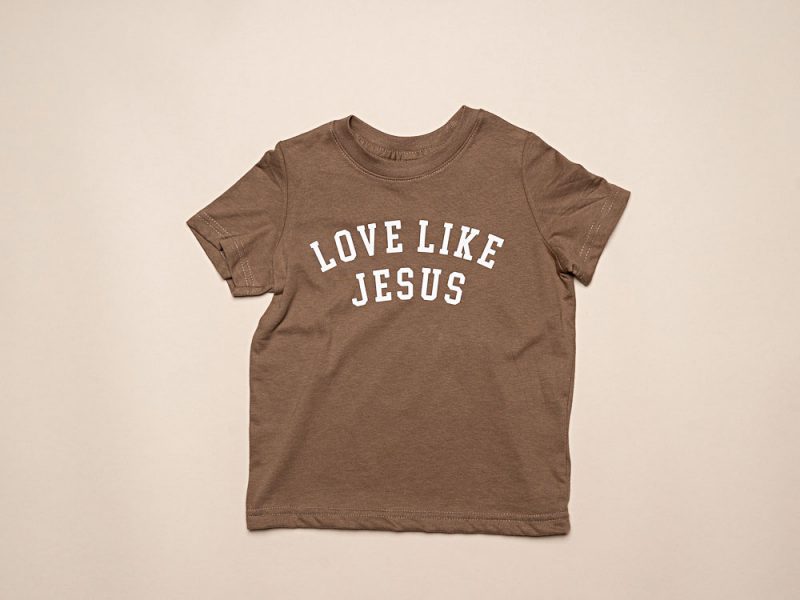 Brown Love Like Jesus Christian Toddler T-Shirt