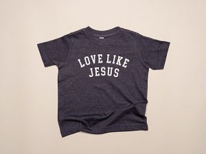 Navy Love Like Jesus Christian Toddler T-Shirt