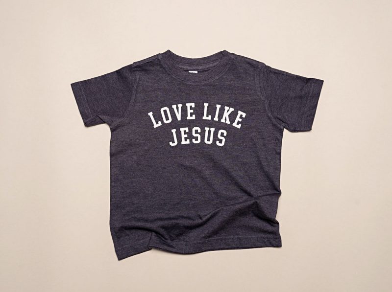 Navy Love Like Jesus Christian Toddler T-Shirt